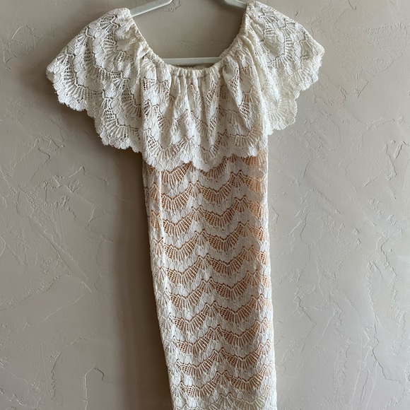 Nightcap White Lace Bachelorette Mini Dress - Picture 5 of 5